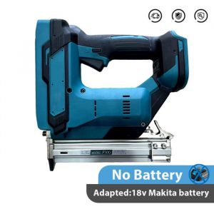Cloueuse &Eacute;lectrique Sans Fil F30 Brushless Compatible Makita 18V Agrafeuse &Eacute;lectrique Bois 30mm Avec 2 Batteries Et Chargeur