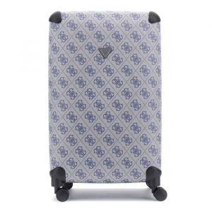 GUESS Valise gris clair gris bleu pour femme - 28 In 8-Wheeler Exp. L Slate Logo 317656