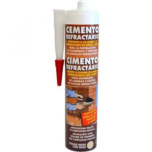 Pyro Feu 24916-12 Ciment r&eacute;fractaire Cartouche