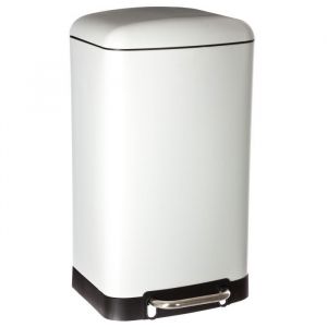 Five Simply smart - Poubelle à pédale Ariane - 30 L - Blanc