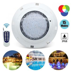 Lampe de piscine 12V 36W / 45w lampe &agrave; LED couleur sous - marine RGB ip68 W / t&eacute;l&eacute;commande