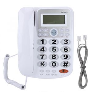 Téléphone Filaire Avec Répondeur Téléphone Filaire Avec Affichage De LIdentification De LAppelant Haut-Parleur Pour