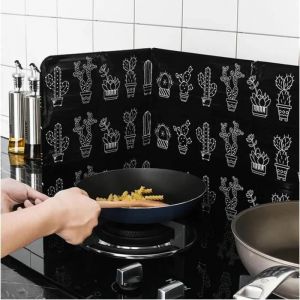 Écran Plaque Anti-Projection de Graisse Cuisine Protection dÉcran Pliable pour Cuisinières Tous Types