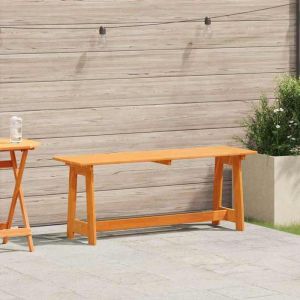 BEST-HOME Banc pour Cour TerrasseCoffre ext&eacute;rieur Marron 119 x 35 x 47 cm Bois de pin massif nvq4743