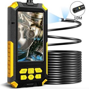 KENLUMO Caméra Endoscope Industriel Portable 10M 8Mm 2Mp HD 1080P Affichage Caméra À Double Objectif Caméra DInspection Étanche