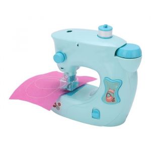 Dilwe Machine à coudre jouet Mini Machine à coudre pour enfants Kit de jouets Portable Machine à coudre de simulation électrique