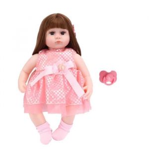 OMABETA Poup&eacute;es b&eacute;b&eacute; 42cm Poup&eacute;es Fille Nourrissons B&eacute;b&eacute; R&eacute;aliste en Vinyle Tout Corps avec Cheveux jeux poupee Poup&eacute;e princesse