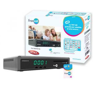 OPTEX ORS9939HD Récepteur / Décodeur TV Satellite HD enregistreur USB + Carte Fransat PC7 (Satellite