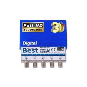 COMMUTATEUR DISEQC 4-1 FULL HD 3D READY BEST GERMANY