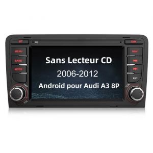 AWESAFE Autoradio Android 13 pour Audi A3 8P/S3/RS3/Sportback 1Go+32Go avec 7 Écran Tactile GPS WiFi FM