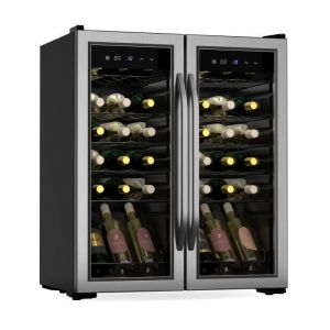 Cave à vin - KLARSTEIN - Vinamour - 2 zones de réfrigération - 36 bouteilles - Commande tactile