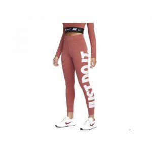 Legging Femme Nike Sportswear Essential Rouge Corail Taille Haute S