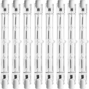 8 Pièces Ampoule Halogène R7s Ampoule Halogene R7s 118mm 500w pour L’éclairage De MaisonTravail Lampadaire etc