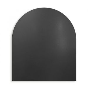 Plaque protection thermique 80x70 cm sol po&ecirc;le &agrave; bois Protection parquet &eacute;tincelles Acier laqu&eacute; haute r&eacute;sistance Tulup