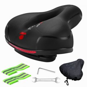 Selle Vélo Ultra Confortable Selle de Vélo Gel Ergonomique Siège de Vélo Universelle pour VTT Vélo de Route Bicyclette
