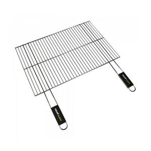 Grille Acier Pour Barbecue Charbon - Cookin Garden - Grille rectangulaire - 60 x 40 cm