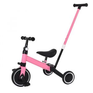 Tricycle évolutif pour enfant YYIXING® - Rose - 4 en 1 - Vélo déquilibre - Putter - 10 mois à 4 ans