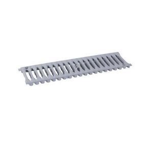 Grille caniveau 05m PVC B125 largeur 130 gris