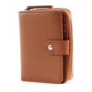 FREDsBRUDER Porte-monnaie marron en cuir pour femme - Pretty Little Things Wallet Millionaire PLT Dark Honey 125928