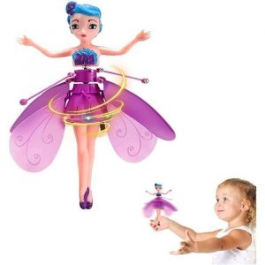 Poup&eacute;e princesse f&eacute;e volante Magical Flying Fairy Doll Jouet f&eacute;e volante pour fille Sky Dancer Flying Toy Boy Girls Mini Drone