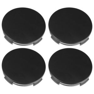 Cache-moyeu de roue X AUTOHAUX Centre Moyeu 65mm Diamètre 4 Clips Voiture Roue Cache Moyeu Capuchons Noir 4Pcs
