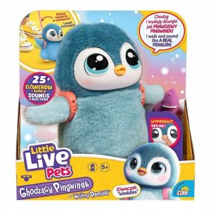 Pingouin Interactif - Little Live Pets - Kiwaczek - 25 Sons - Modes Soins et Danse