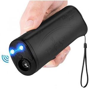 Collier Anti Aboiement - ZGEER - Ultrason - 3 en 1 - &Eacute;clairage - Pour Chien Moyen