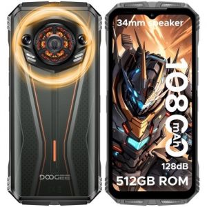 Smartphone - DOOGEE - SPUNK PRO - 6.6 FHD+ - 20Go RAM - 512Go ROM - 10800mAh - Orange