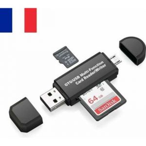 Pointez sur limage pour zoomer LECTEUR-ADAPTATEUR-CARTE-MEMOIRE-MICRO-SD-SDHC-MMC-TF-TFLASH-CARD-READER-USB-2 miniature 1 LECTEUR-