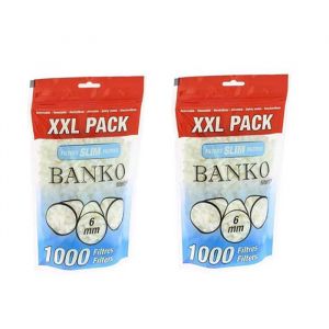 Lot de 2 packs xxl de filtres Slim - Banko