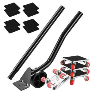 Leve Meuble Lourd Deplace Meuble Kit avec Roue Rotative à 360 Degrés et Leve MeubleUtilisé pour Déménagement Meubles Lourds