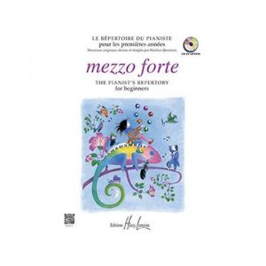 Recueil de Piano - LEMOINE - Mezzo Forte - Pour Enfants - B&eacute;atrice Quoniam - Couleur Blanc