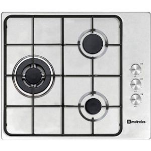 Plaque au gaz - Meireles - 60 cm - 6250W - Butane - Blanc