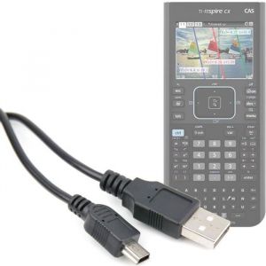 Câble USB sync pour Texas Instruments TI-Nspire CX CX CAS TouchPad CAS TouchPad TI-84 Plus C Calculatrices s - DURAGADGET