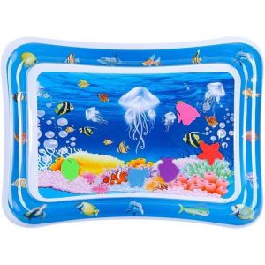 Tapis deau de bébéTapis deveil a Eau pour BebeTapis Gonflable et sensoriel pour bébéTapis deau Gonflable sous-Marin pour bébé