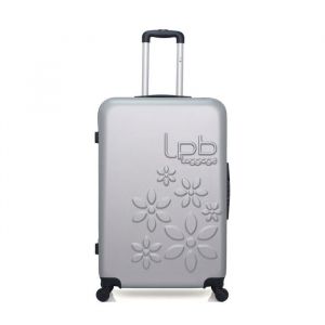 LPB - Valise Grand Format ABS ELEONOR 4 Roues 75 cm - gris