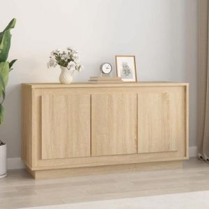 SALE 2025Meuble bas bahut vaisselier - Buffet - Chêne sonoma - 102x35x55 cm - bois dingénierie267 Kg 8121