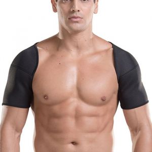 A Epauli&egrave;re double 0.02kg sangle ajustable personnalisable soutien protecteur respirante confortable protection blessure &eacute;paule