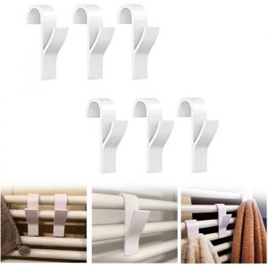 Crochet RadiateurCrochet Radiateur S&egrave;che ServiettePat&egrave;res Radiateur De SalleCrochet Pour Radiateurs Plastique BlancPour R[J769]