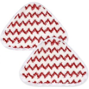 Lot de 4 tampons de rechange en microfibre pour balai vapeur Vileda compatibles avec le balai vapeur Vileda et le balai &agrave; jet c