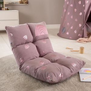 howa 2 en 1 Fauteuil pour enfant + Canapé pour enfant – Dossier réglable à 6 Positions "rainbow" 86011