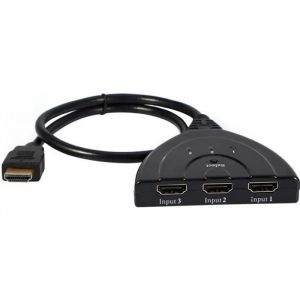 Adaptateur HDMI - DILWE - 3 Ports - 1080P - Commutateur Automatique - Multi-Affichage
