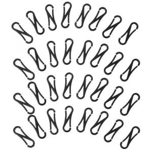 Petit crochet en plastique en forme de S crochet pour corde de chapeau coupe-vent boucle crochet en couleurs multiples