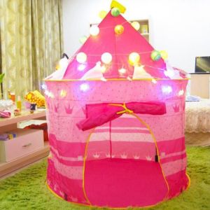 Tente Enfants B&eacute;b&eacute; Princesse Pop Up Chateau Filles 135 X105cm