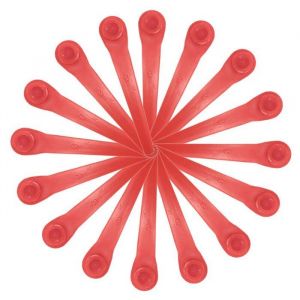 Lames Plastique Coupe-Bordure &ndash; Lot de 100 (Compatible Gardena &ndash; Pour Bordures sans Fil)