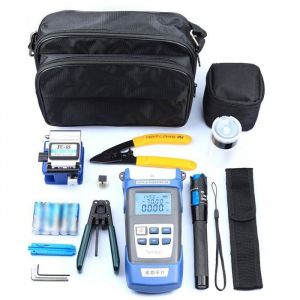 Kit doutils &agrave; fibre optique Compteur de puissance optique Couperet &agrave; fibre D&eacute;nudeur de fil Fibre optique Ensemble doutils de