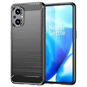 Coque pour Oppo Reno 8 Lite 5G / OnePlus Nord N20 5G - housse etui silicone gel carbone + verre trempe - NOIR