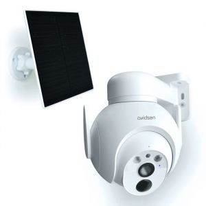 Caméra IP extérieure motorisée 25K solaire sur batterie HomeCam Battery 25 K PTZ - Avidsen - 127157