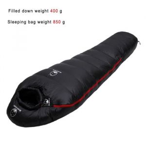 Sac de couchageSac de couchage en duvet doie blanc très chaud pour adulteadapté pour lhiverthermique4 types- Type 850g black-A