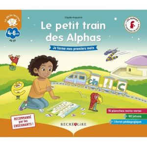 Jeu de Phonologie - Les Alphas - Le Petit Train - Initiation Lecture - 60 Mots &agrave; Reconstituer